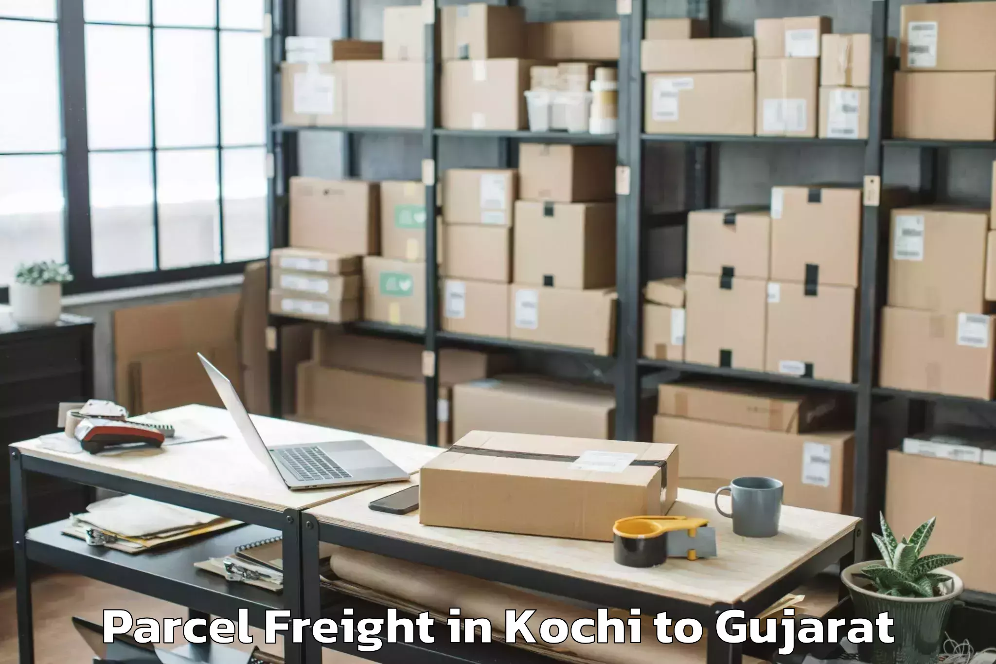 Trusted Kochi to Rajula Parcel Freight